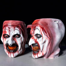 Load image into Gallery viewer, Art the Clown Popcorn Bucket Cinemark Art the Clown popcorn bucket AMC Art the Clown popcorn bucket Terrifier 3 Popcorn Bucket