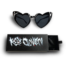 Load image into Gallery viewer, Black Heart Sunglasses