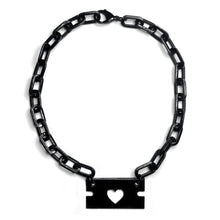 Load image into Gallery viewer, Heart Razor Blade Necklace (3 Colors)