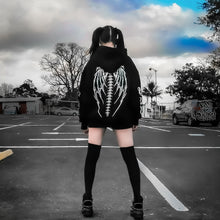 Load image into Gallery viewer, Goth Angel Hoodie