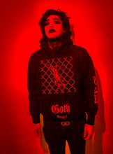 Load image into Gallery viewer, goth angel hoodie